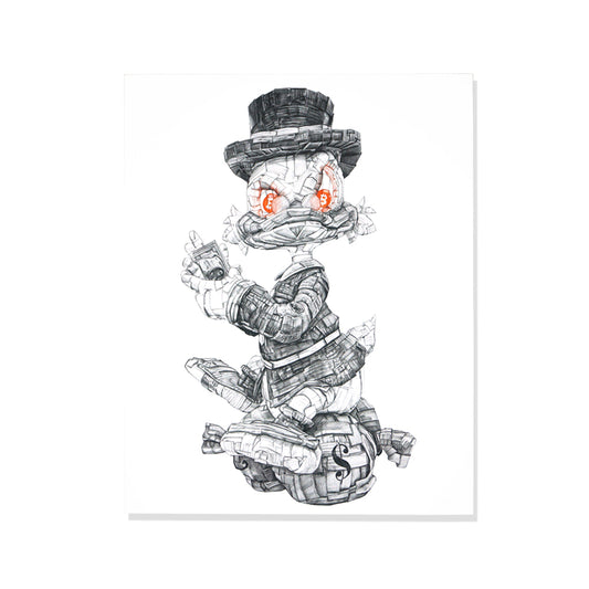 Scrooge is going to the moon Print